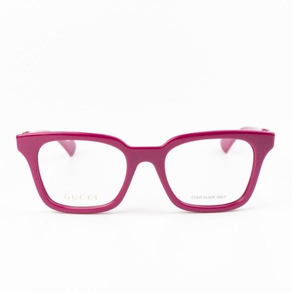 NEW Gucci GG1728O 004 Red Pink Square Women Eyeglasses main image 4
